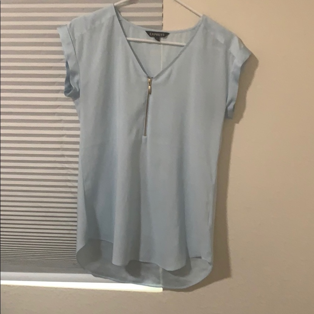 Express Women’s Light Blue Business Shirt